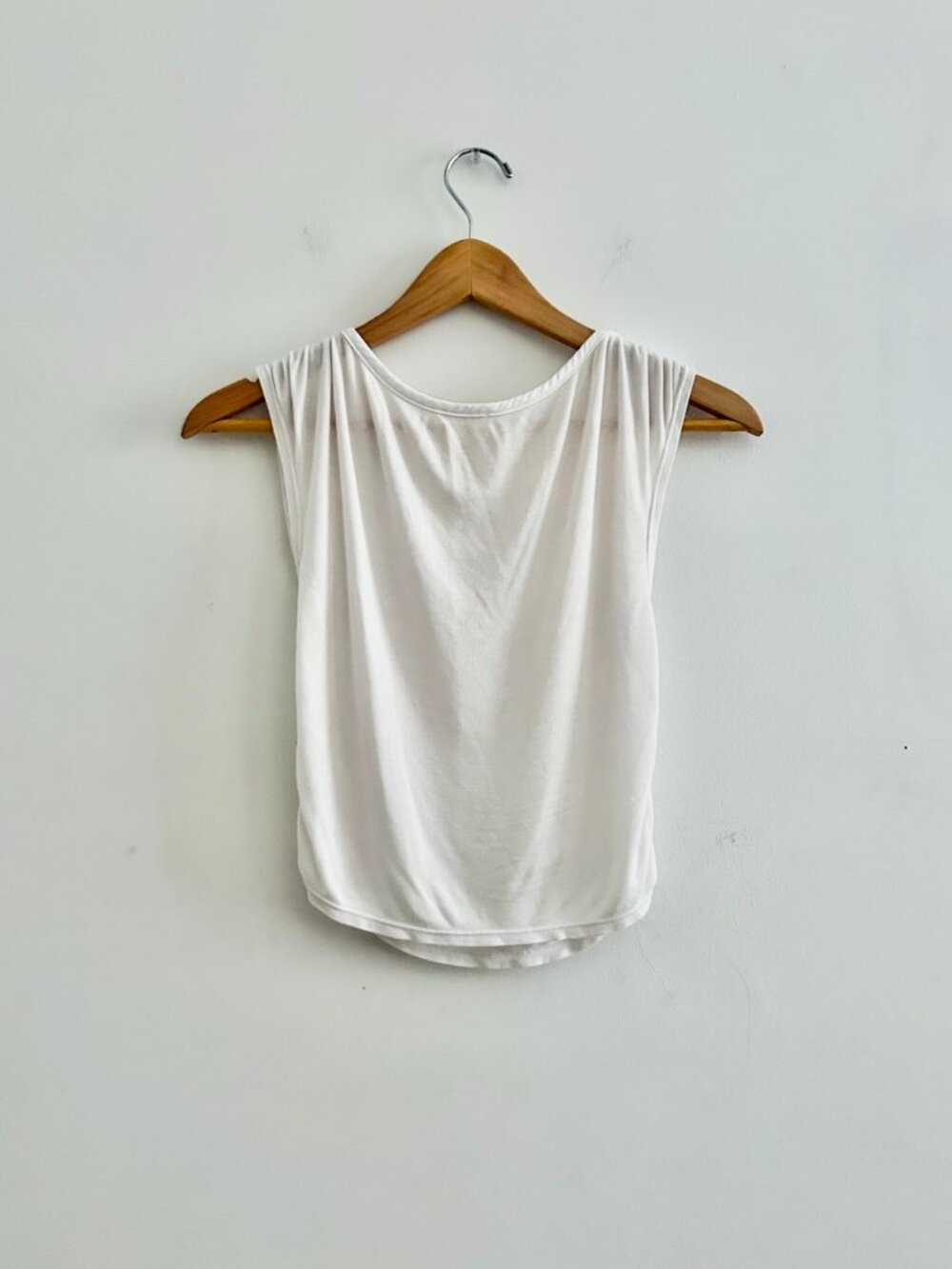 Free People Intimately White Cap Sleeve Muscle Tank, Size M